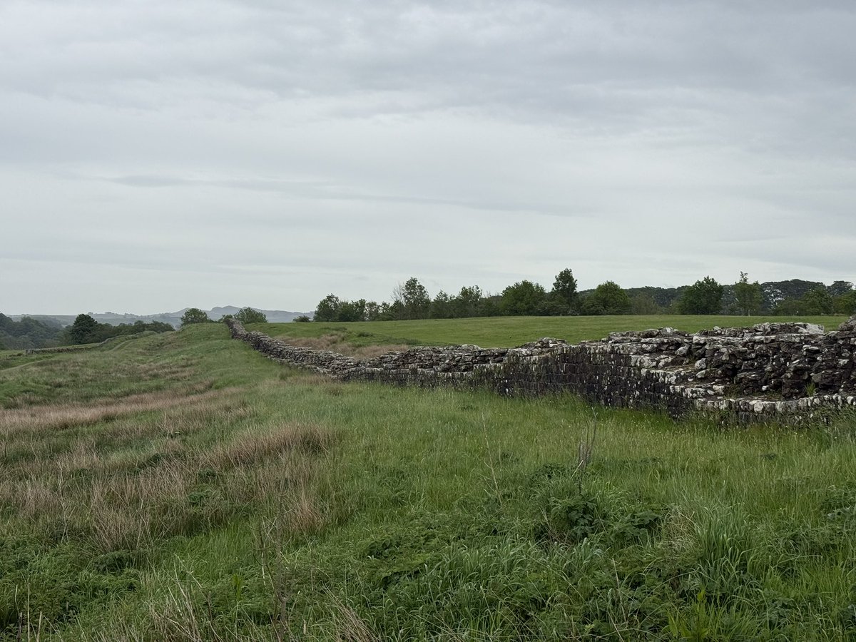 liampcook's tweet photo. #walking down #Hadrianswall i find it so amazing that the wall still stands after all this time https://t.co/iXXYipMW8G