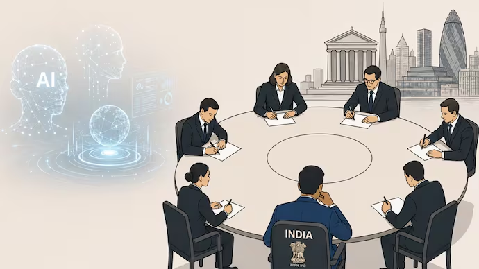 IndiaToday's tweet photo. 𝐓𝐡𝐞 𝐧𝐞𝐱𝐭 𝐀𝐈 𝐫𝐚𝐜𝐞 𝐢𝐬 𝐧𝐨𝐭 𝐚𝐛𝐨𝐮𝐭 𝐦𝐨𝐝𝐞𝐥𝐬. 𝐈𝐭 𝐢𝐬 𝐚𝐛𝐨𝐮𝐭 𝐫𝐮𝐥𝐞𝐬

The country that builds the cleverest machine will not inherit the next era of finance. The country that writes the rules those machines must obey will. India has been handed a rare seat at that table. It may be the last to understand what it is sitting at.

Read more: https://t.co/IXBq6KAxRn
✍️@WittyCircuitry