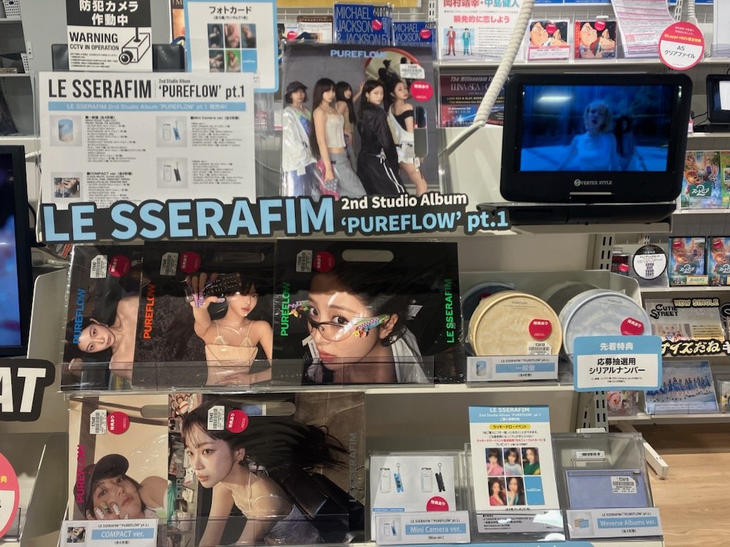 LE_SSERAFIM】 2nd Studio Album 'PUREFLOW' pt.1 ラッキードロー