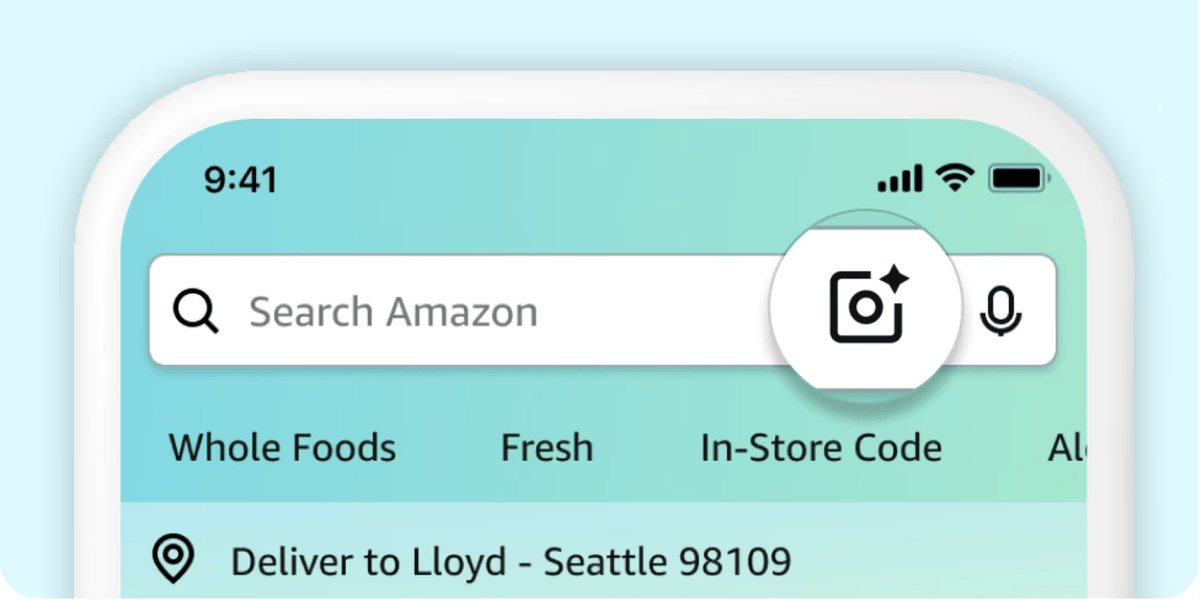 AlternativeTo's tweet photo. ⚡Amazon’s app introduces real-time AI image search, Lens Live camera product discovery with Alexa integration, and curated style shopping. Available for U.S. users https://t.co/wQv2Bb5iEh https://t.co/BEDSTFM5up