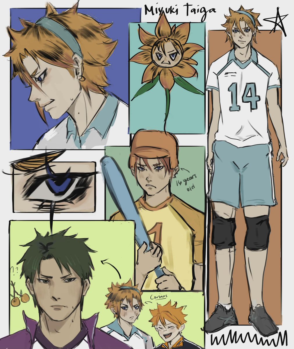Sierabooo's tweet photo. Sharing my Haikyuu Oc!!

Name: Miyuki Taiga
Age: 17 y/o
Position: Opposite
Specialty: Serving
Weakness: Receiving 
Goal: Be a regular.

And please commission my creator😛 https://t.co/tam1Ksx4Gk