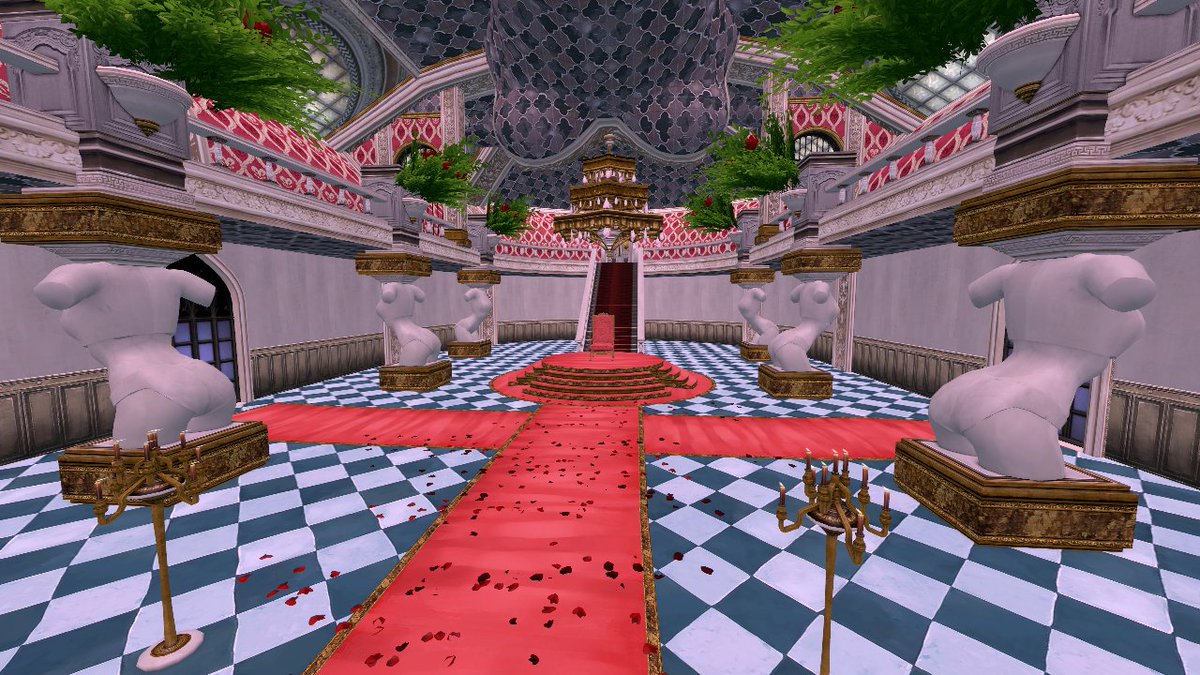 sl_______1's tweet photo. kamoshida's palace in sfm, from P5R
yea it took ages to port this, mdls are out of place had to manually pose it https://t.co/ZnD6pHYD4F