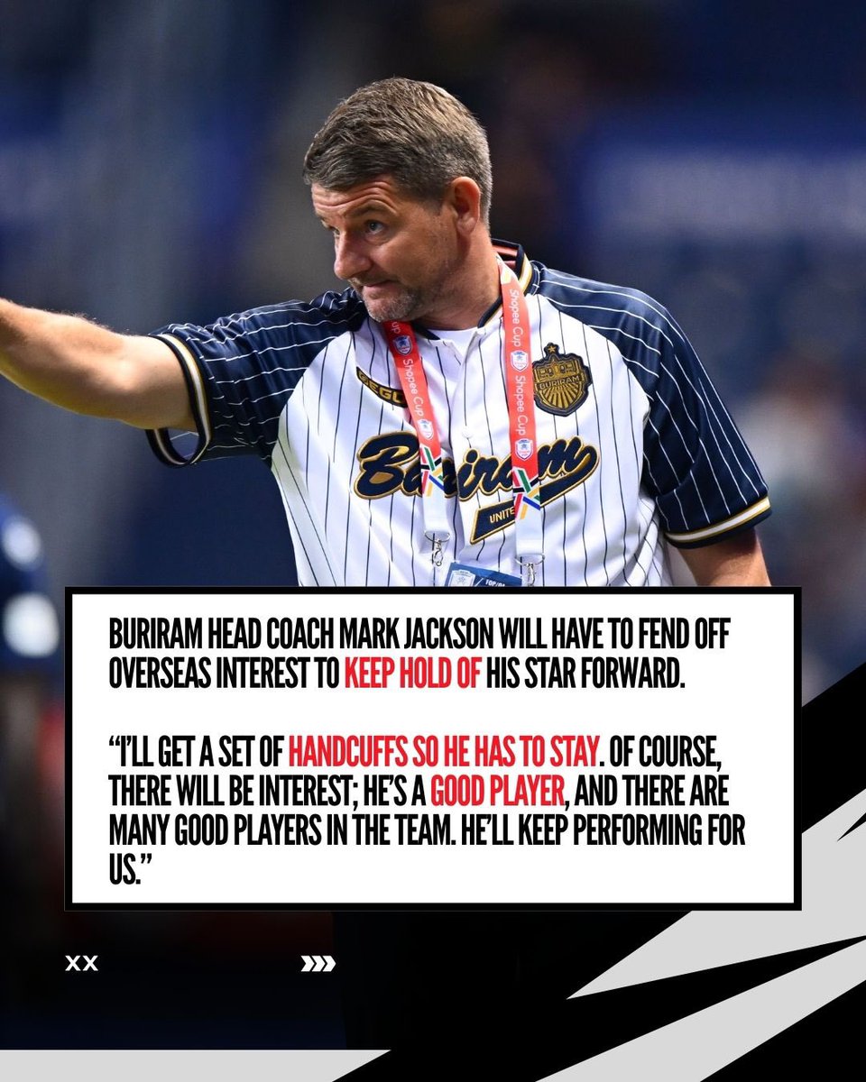 JeremiahOngX's tweet photo. After a taste of European football back at OH Leuven two seasons ago, Suphanat hopes for another overseas sojourn. But Buriram head coach Mark Jackson will do all he can to keep the services of the talented forward. https://t.co/fugMzqJP0D