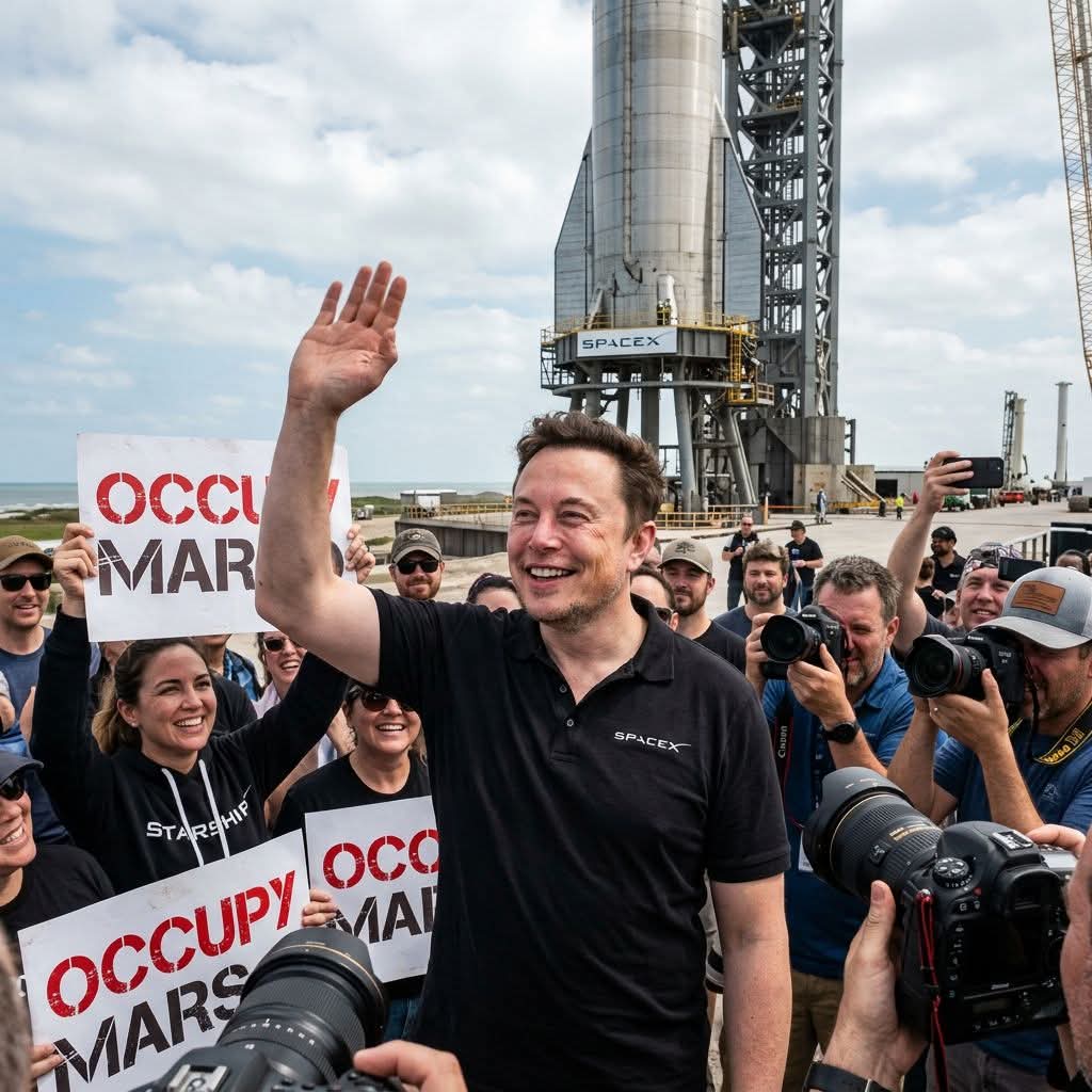 OutdoorHorizon's tweet photo. 🚀🌎 Be honest...

If Elon Musk offered you a FREE one-way ticket to Mars, would you go?

A) Yes, immediately 🚀
B) Only with my family ❤️
C) Maybe 🤔
D) No chance 🌍

Drop your answer below 👇🔥 https://t.co/00wkMo5KWf