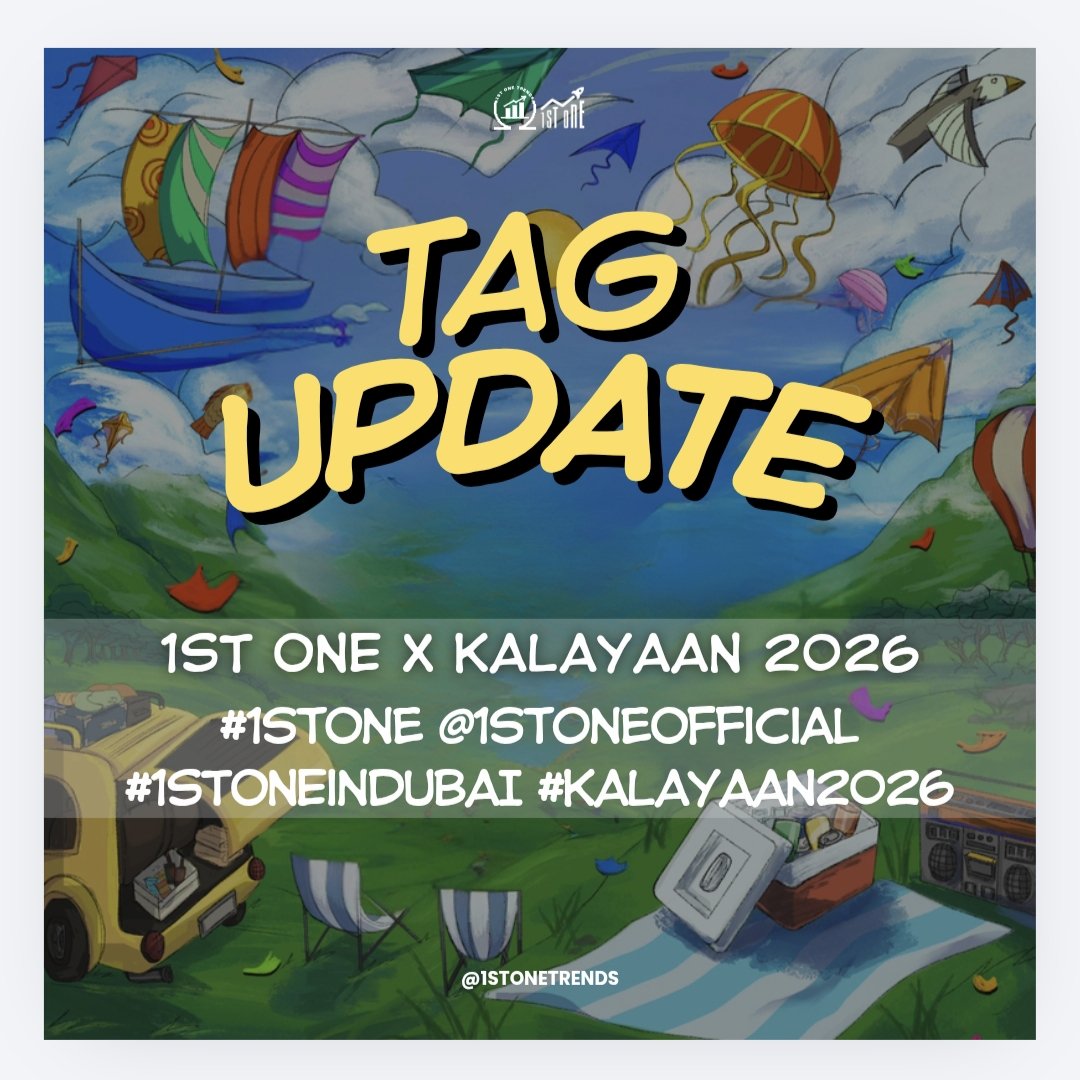 1stOneTrends's tweet photo. TAG UPDATE

Please use tags below.

1ST ONE X KALAYAAN 2026
#1stOne @1stoneOfficial
#1STONEinDUBAI #KALAYAAN2026 https://t.co/AmJbInD4R6