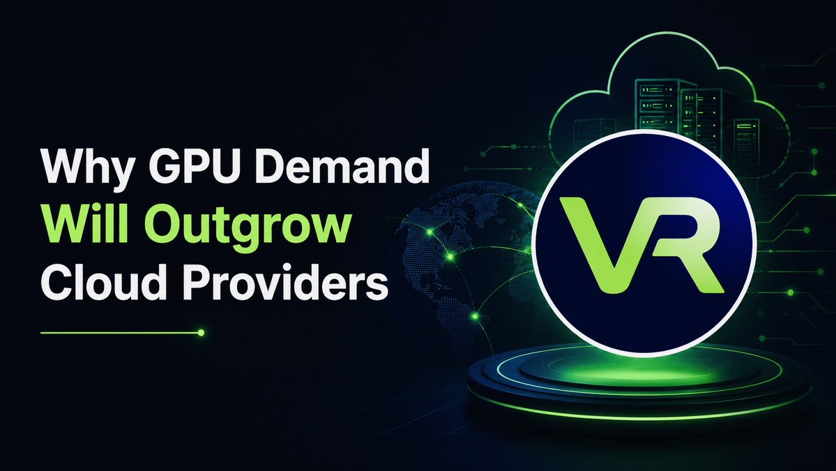 omarchowdhury56's tweet photo. Why GPU Demand Will Outgrow Cloud Providers

AI adoption is accelerating faster than traditional cloud infrastructure can scale. AWS, GCP, and other centralized providers are powerful, but they are not built to handle the long-term surge in global GPU demand alone.

First, AI workloads are becoming heavier and more constant. Training and inference now require high performance GPUs running for long durations. This pushes cloud costs higher and creates supply bottlenecks, especially during peak demand.

Second, cloud GPU access is limited and centralized. Startups, researchers, and independent builders often face wait times, high prices, or restricted availability. This slows innovation and keeps compute power in the hands of a few large players.

This is where @vram_network fits naturally. VRAM enables a decentralized GPU network by aggregating unused and underutilized GPUs from around the world. Instead of relying on a few data centers, compute supply becomes global, flexible, and scalable.

As AI demand continues to grow, the future of compute will not be cloud only. It will be a hybrid model, where decentralized networks like VRAM complement cloud providers and help meet the massive GPU demand ahead.