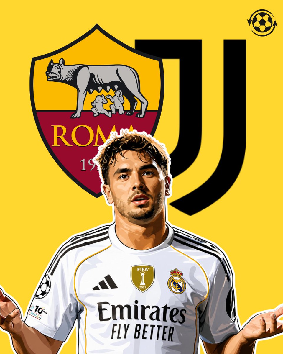 DeadlineDayLive's tweet photo. 🚨 Brahim Díaz has become a key transfer target for both Juventus and AS Roma this summer after slipping down the pecking order at Real Madrid under José Mourinho.

The Moroccan midfielder has just 1 year remaining on his current contract, and negotiations over a new deal have hit a standstill.

Real Madrid are said to value the 26-year-old at between €45M and €50M. Juventus are considering a loan approach, while Arsenal continue to keep tabs on the situation, with a potential €40M offer under discussion.

(Source: @NicoSchira)