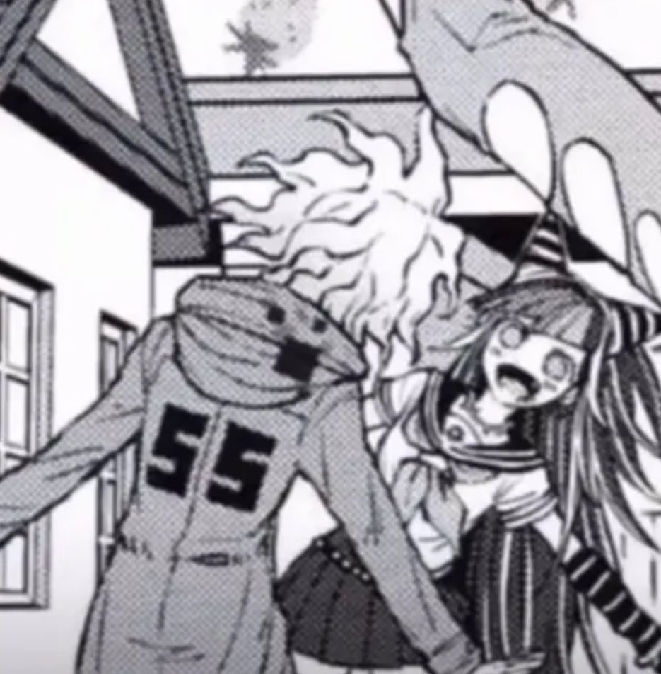 myunggigachikoi's tweet photo. i hate danganronpa manga larps bc theyll look u dead in the eye and say "i love ibuki and nagitos friendship because of this panel.." and itll be from a doujin😭😭 https://t.co/TUme52Ky8L