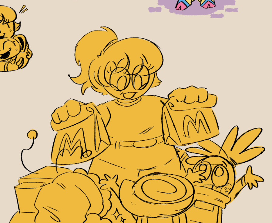 pointyshorts's tweet photo. she's like the cool mom/aunt everybody loves and brings mcdonalds https://t.co/n3QS8CzvIf