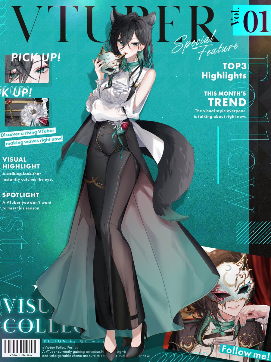 神々オン💚🌕🎶新人低音狼Vtuber tweet media