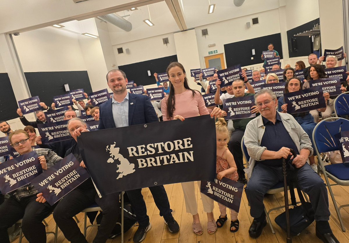 RestoreBritain's tweet photo. Huge spike in Restore Britain membership this week.

Join the party.

Help make history. Get our country back.

https://t.co/ThjMPgca5I https://t.co/PvdoLqjoNI