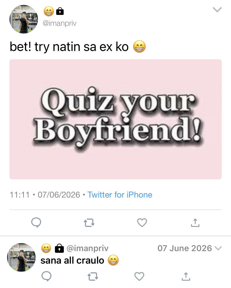 ruimanfics's tweet photo. ── .✦ quiz your bf (ex)
a ru!man few tweets au wherein im4n asks his ex, ru!, questions exclusively for boyfriends only… except they’re exes.

happy 3rd motmot!! 💚 #RuiManForThree https://t.co/NxCkX7duGW