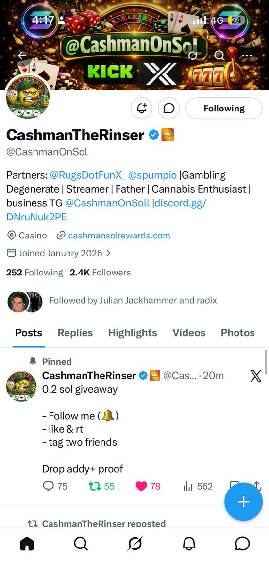 IanMichell7's tweet photo. @CashmanOnSol 7wEnaMxDpTxvq3rtpnnRjaxffjxDAPNsFLhDjJuoa2pB

@sementalcoin @ContiGraff67049 https://t.co/NLMGBNurz5