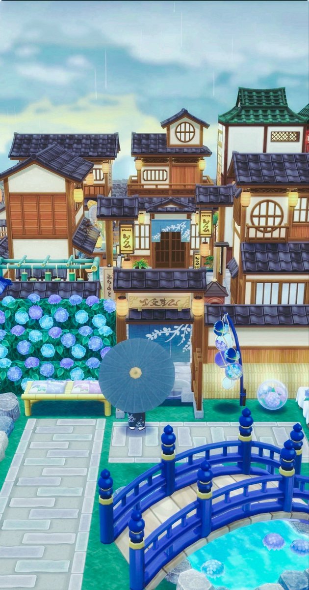 AbyssHKR's tweet photo. 紫陽花が綺麗な町

#ポケ森
#どうぶつの森ポケットキャンプ
#ポケ森コンプリート
#ポケ森レイアウト
#ポケ森写真部
#AnimalCrossing 
#ACPCComplete 
#ACPC https://t.co/CCPELIJiMI
