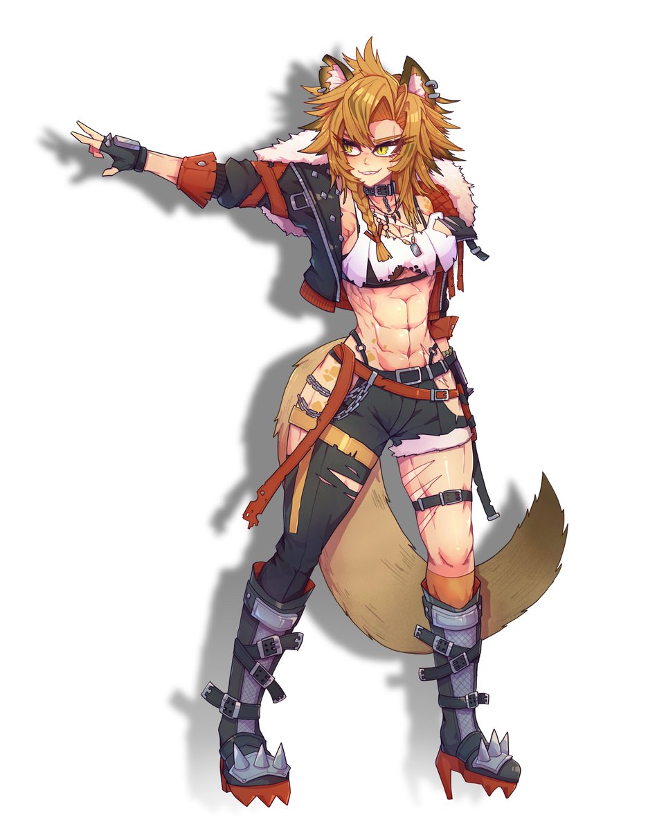 R0ckyBirdy's tweet photo. (3/3) Full-body illustration for the Character Spotlight https://t.co/QGbXdulEPT