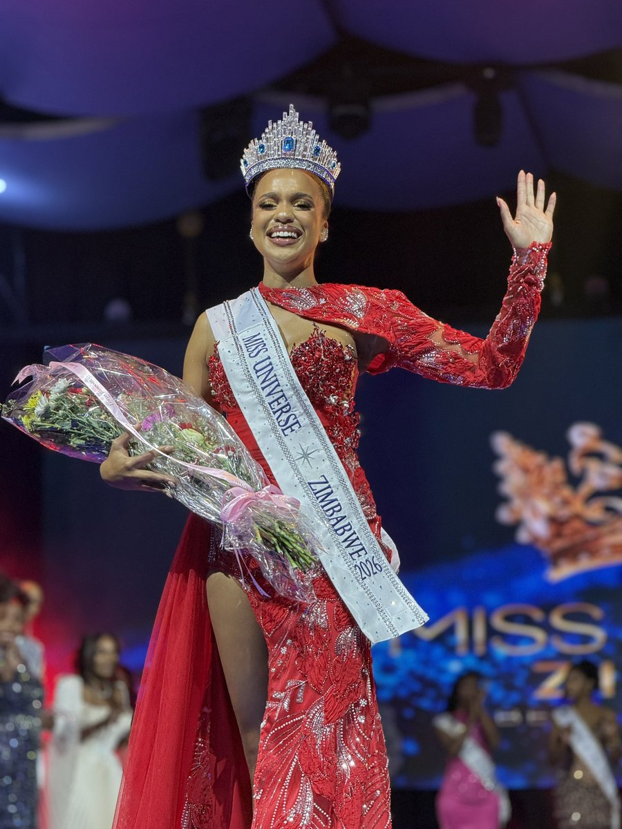 zimlive's tweet photo. Shurugwi-born Roseanna Hall was crowned Miss Universe Zimbabwe 2026 in Harare last night. She will represent Zimbabwe at the world finals in José Miguel Agrelot Coliseum in San Juan, Puerto Rico, in November 2026 https://t.co/SYibYfi7Ns
