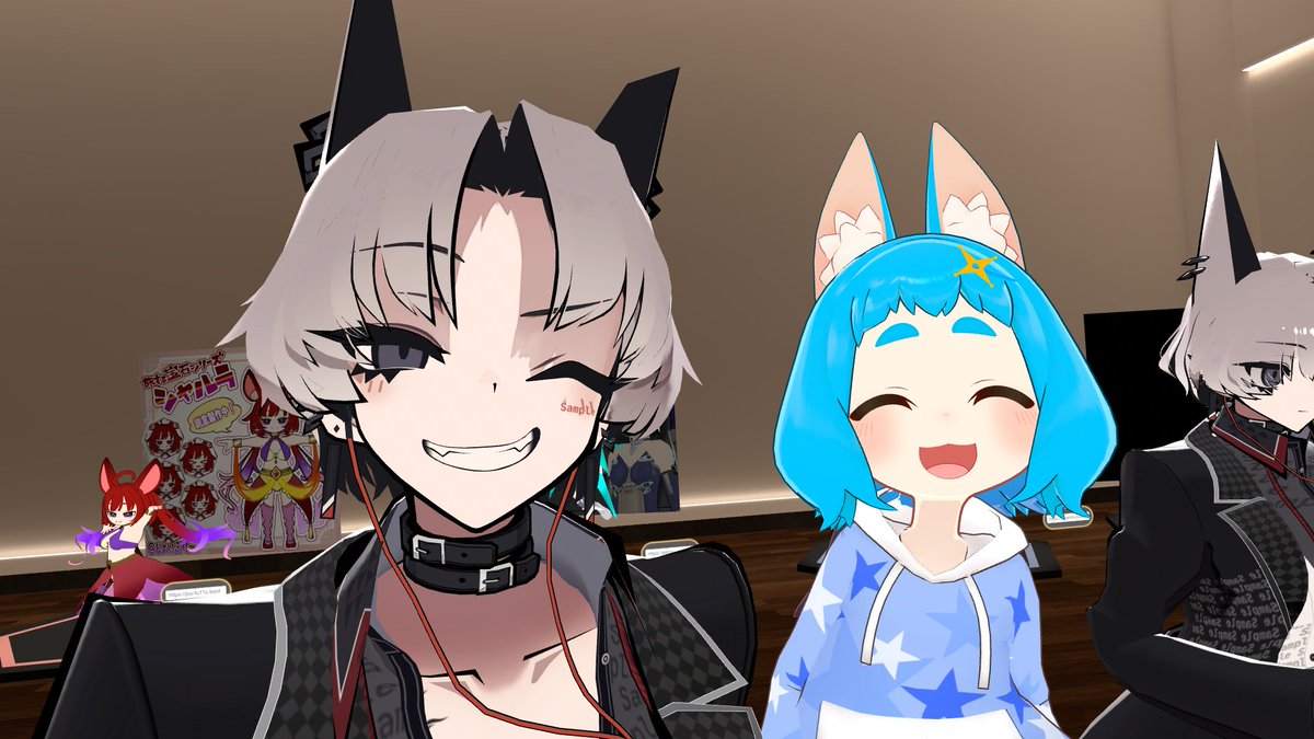 T_03da's tweet photo. アバターミュージアムに行って気になっていた子を試着！顔が良い
あとめっちゃ軽かった！発売が楽しみ https://t.co/4OJNE4wGJ1
