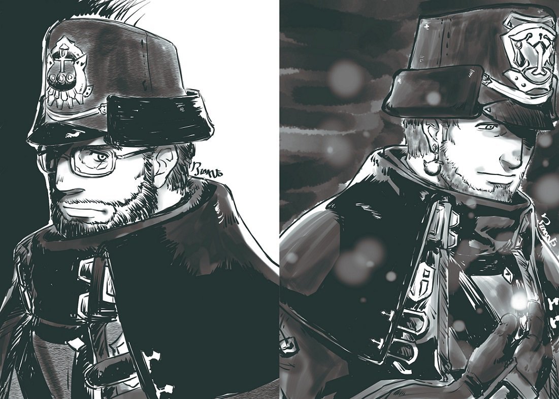 kumagamike's tweet photo. 何だか懐かしい絵が出て来たよ
ルガディンとハイランダーが私を形作っております
#FF14 https://t.co/j1AxvJZjDj
