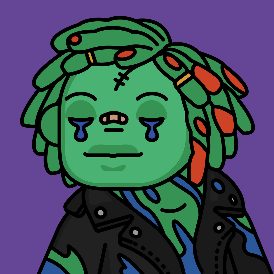 Web3NAPP's tweet photo. @betty_nft @Deadfellaz I'm part of the @Deadfellaz horde family since December of 2021 ✨💚 https://t.co/Kq85yYx7yJ