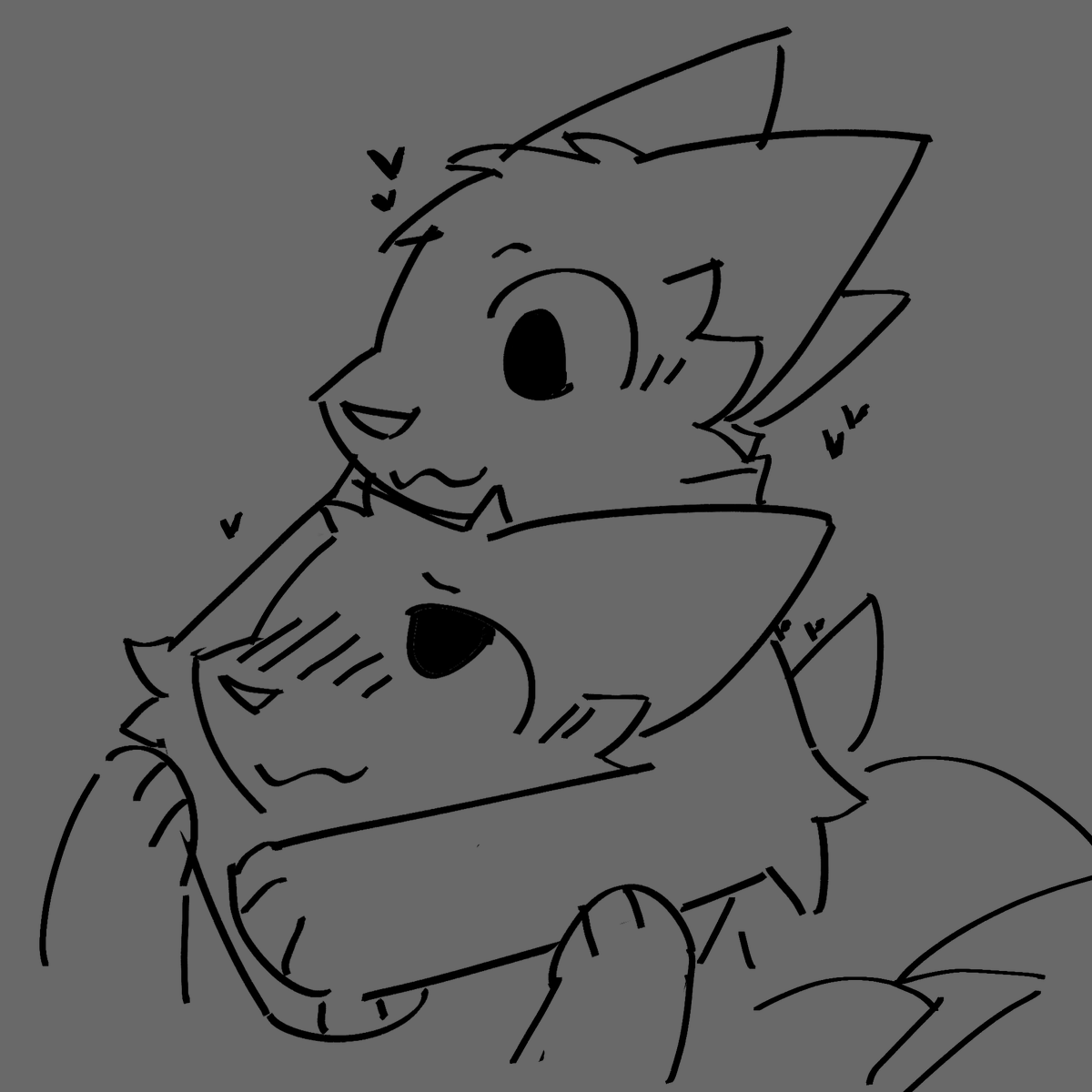 Zhodholm's tweet photo. Expies cuddle doodle

#casualtiesunknown https://t.co/mHITAciyqB