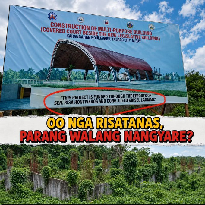 EL_FlLlBUSTERO's tweet photo. Madam Chair pati ba naman covered court "ghost" project pa rin? https://t.co/5P6bTA8mys