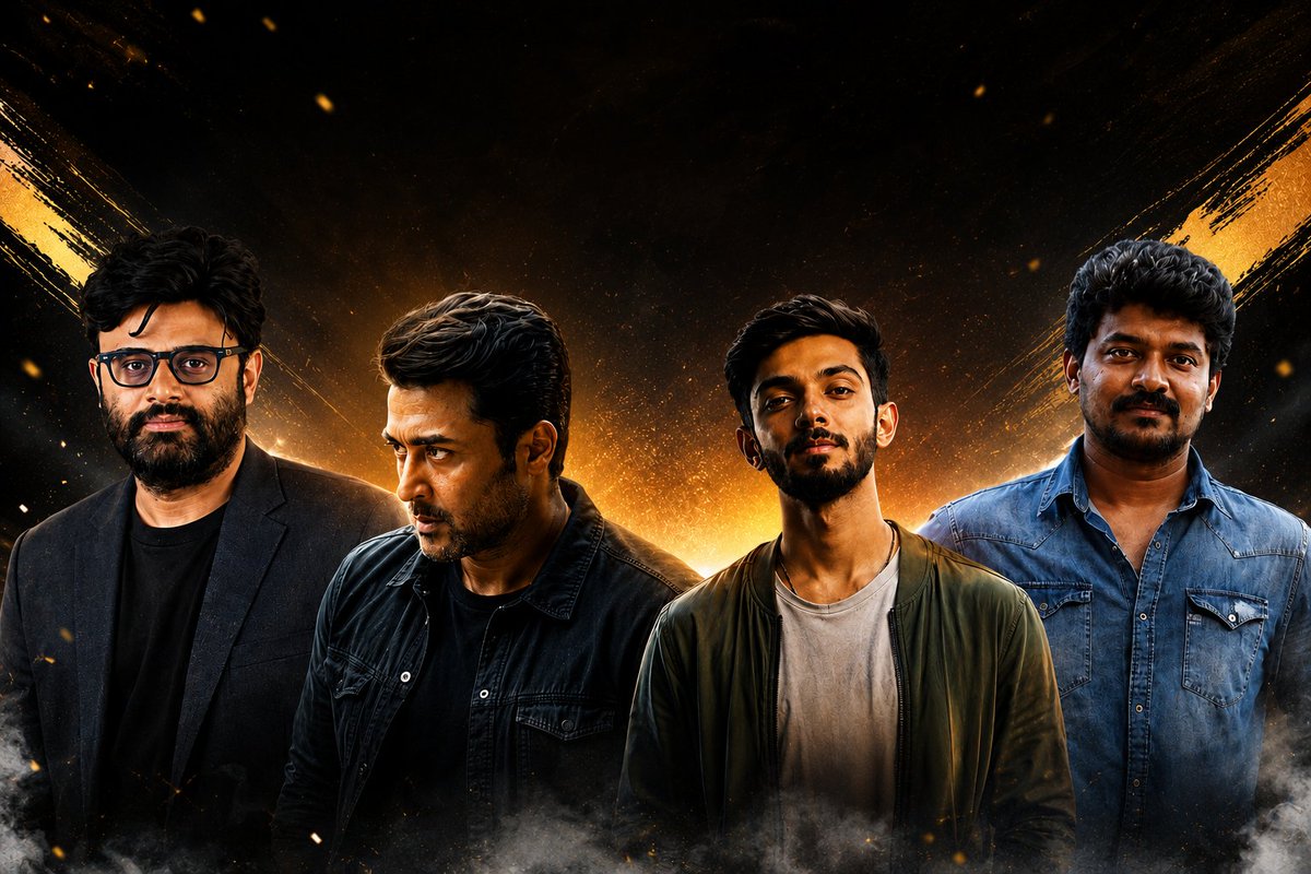 FanofRolex's tweet photo. 🚨 Buzzing Update for #Suriya50🔥

🎬 #Nelson 🎵 #Anirudh 🎥 #NagaVamsi (Sithara Entertainments)
If this combo becomes official, it could be one of the most exciting projects in Kollywood! 💥

Waiting for the announcement and agreement to be signed soon.🤞🚀

#Suriya #Karuppu https://t.co/yS7NBhY1hh