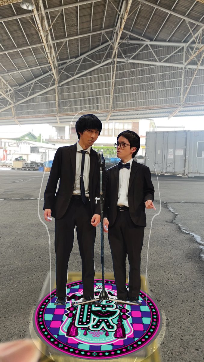 hndlK's tweet photo. @329entame お疲れ様です！
パレード開催に気づけなかったので、代わりに昨年の舞台辺りでアクスタに漫才してもらいました！
また次回ぜひ！ https://t.co/u7KUNgY2uM