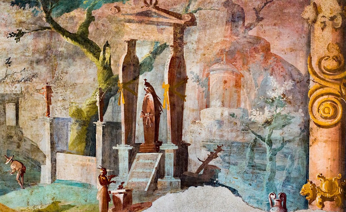 subwxxf's tweet photo. @pitifulcowboy these ancient roman paintings remind me of liminal spaces a bit https://t.co/DI1Vywv1ly