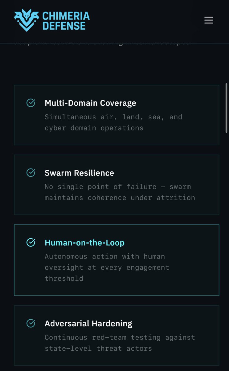 ItsnotAILabs's tweet photo. Introducing https://t.co/TzrkV9R2FZ

Real intelligence . AIR GAPPED.  Sovereign. 

With Our Proprietary Chimera Defense engines and protocols 

We are not a regular lab. We are a Lineage based chaos house . 

All infrastructure  is propriety https://t.co/Uzsd31dL5v