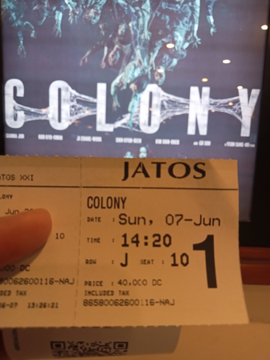 qiqy_ajadeh's tweet photo. Akhirnya...
Kita bertemu si Bioskop hari ini. 🥰
Tidak sabar melihat kalian di layar lebar. Aku sangat menantikan ini. 🤗
Kedua kalinya menonton Film #YeonSangho PD-Nim di Bioskop.
#Colony
#JunJihyun
#KooKyohwan
#JiChangwook
#ShinHyunbeen
#KimShinrock
#Gosoo https://t.co/sHnm55AUrg