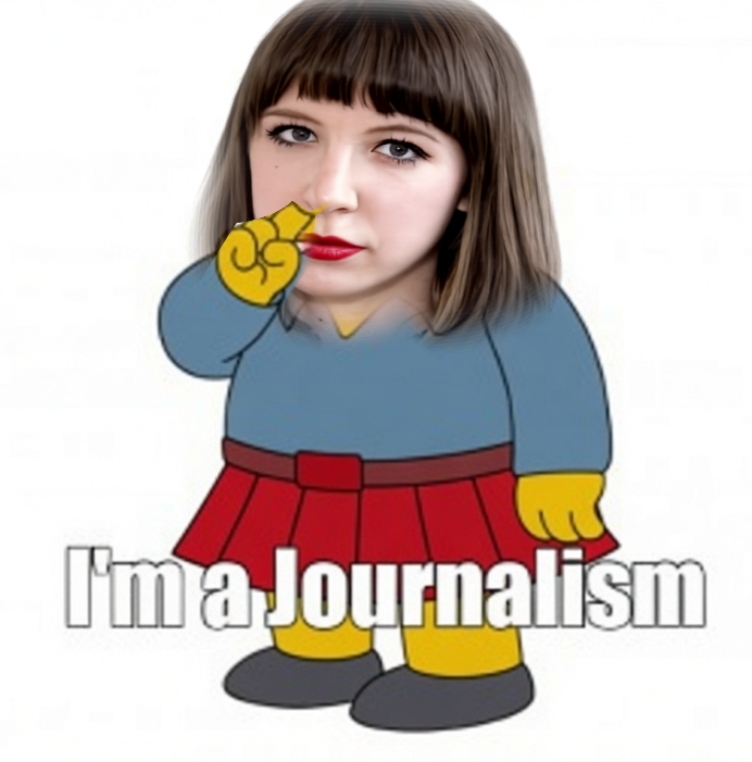macplodski's tweet photo. @RealStephenKerr Hannah Rodgers.
"Chief Reporter"....seiously? "HRwritesnews"....definitely a piss take. 
How embarrassing for both you and her, LOL! https://t.co/nzeYBCgdNy