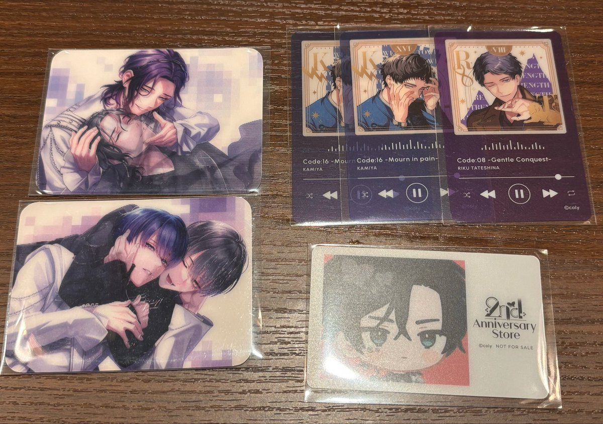 _kayasui_'s tweet photo. 【交換・譲渡】ブレイクマイケース ブレマイ 2nd Anniversary チェンジングカード クリアカード 特典

譲）画像
求）同種 環野・壱川・宇京(クリカ)

クリカはまとめての場合定価(＋送料)も可能です
本日渋谷または郵送、都合次第で都内手渡し
お気軽にお声がけ下さい❀.*･ﾟ https://t.co/odJif6HqXx