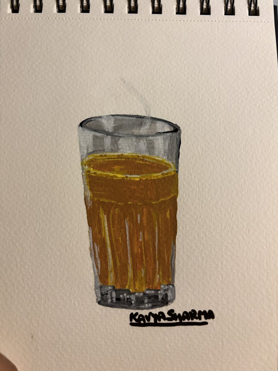 KavyaSharma31's tweet photo. सर दर्द की दवा - चाय ☕️ 🫖 

#tea 
#art
#Wordsmithwithabrush https://t.co/nvWVM8MwYu