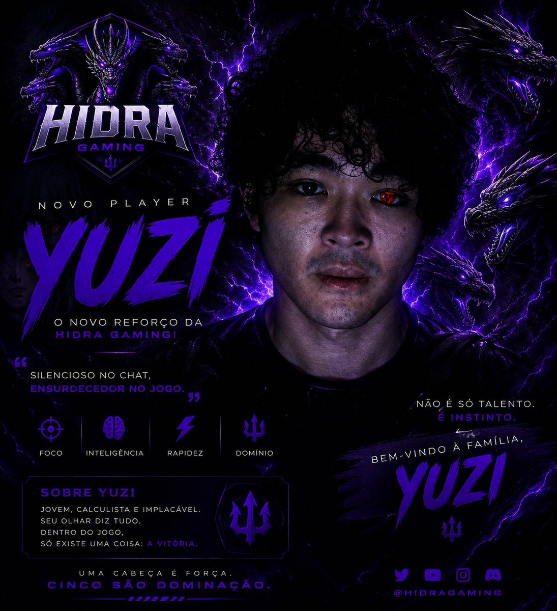 hidragamingftn's tweet photo. NOSSA MAIS NOVA CONTRATAÇÃO, O MELHOR CONTROLE DO CENÁRIO, NADA MAIS NADA MENOS QUE O MALDITO YUZI. BRUTAL!  O

O @yuzifv  AGORA É HIDRA! https://t.co/Lr57IYGALD