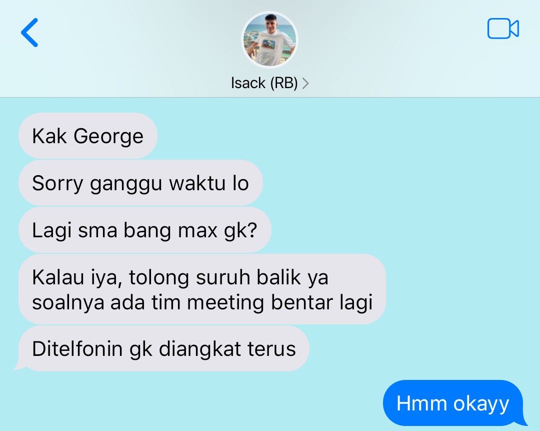 blueversell363's tweet photo. George: malu dikit, ketauan salting. https://t.co/n7hGabDmKA
