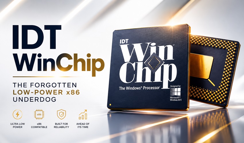 AmigamagazineGA's tweet photo. IDT WinChip: the forgotten low-power x86 CPU that was ahead of its time https://t.co/cyhaFrU7Mh #IDTWinChip #WinChip #x86 #CPUs #Socket7 #LowPowerComputing #TechHistory https://t.co/U4btLnOyV0
