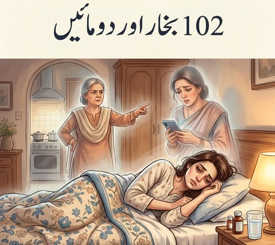 MariaBalochPK's tweet photo. ایک لڑکی کی شادی کو ابھی صرف 2 مہینے ہوئے تھے۔
نیا گھر، نئے لوگ، نئی ذمہ داریاں… اور دل میں ہزار امیدیں۔
ایک رات اچانک اس کی طبیعت خراب ہو گئی۔ جسم تپ رہا تھا، سر پھٹ رہا تھا۔ جب تھرمامیٹر لگایا گیا تو بخار 102 تھا۔
و�� کمبل اوڑھے خاموشی سے لیٹی تھی کہ اتنے میں فون بجا۔
اسکرین پر لکھا تھا: "امی کالنگ..."
جیسے ہی فون اٹھایا، ماں کی آواز آئی:
"میری بچی، کیسی ہے؟ آواز اتری ہوئی کیوں لگ رہی ہے؟"
بیٹی کی آنکھیں بھر آئیں۔
"امی… بہت تیز بخار ہے۔ پورا جسم ٹوٹ رہا ہے…"
ماں گھبرا گئی۔
"ہائے اللہ! میری بچی… فوراً چادر اچھی طرح اوڑھ لو۔ ٹھنڈی ہوا نہ لگنے دینا۔ میں ابھی تمہاری پسند کی یخنی بنا کر بھائی کے ہاتھ بھیجتی ہوں۔ اور سنو… دوا وقت پر لینا۔ میں ابھی تمہارے لیے دو نفل پڑھتی ہوں۔"
ماں کی باتوں میں ایسا سکون تھا جیسے کسی نے جلتے دل پر ٹھنڈا پانی ڈال دیا ہو۔
بیٹی نے آنسو صاف کیے اور فون بند کیا ہی تھا کہ دروازہ کھلا۔
ساس اندر آئیں۔ ماتھے پر ہاتھ رکھا۔
"اوہ… بخار ہے؟"
بہو نے آہستہ سے کہا:
"جی امی… 102۔"
ساس بولیں:
"اچھا چلو، یہ ہلدی والا دودھ پی لو۔ اور سنو، کل مہمان آ رہے ہیں، دس لوگ ہیں۔ گوشت فریج سے نکال دینا، مصالحہ بھی پیس لینا۔ میں اکیلی کب تک سب سنبھالوں؟"
بہو نے کمزور آواز میں کہا:
"امی… طبیعت بہت خراب ہے…"
ساس فوراً بولیں:
"ہم نے بھی ساری عمر بخار میں کام کیے ہیں۔ یہ لاڈ پیار میکے میں چلتے ہیں، سسرال میں نہیں۔ کام کرتی رہو گی تو بخار خود بھاگ جائے گا۔"
یہ جملے سن کر بہو خاموش ہو گئی۔
وہی 102 کا بخار تھا…
لیکن دو عورتوں کے رویے آسمان زمین جتنے مختلف تھے۔
ایک نے دعا دی…
دوسری نے ڈیوٹی۔
ایک نے کہا: "آرام کرو"
دوسری نے کہا: "کام کرو"۔
رات کو شوہر گھر آیا تو بیوی کی سوجھی ہوئی آنکھیں دیکھ کر پریشان ہو گیا۔
اس نے پیار سے پوچھا:
"کیا ہوا؟"
بیوی خاموش رہی، مگر آنسو بول پڑے۔
شوہر نے ساری بات سنی… اور پ��ر آہستہ سے اپنی ماں کے کمرے میں گیا۔
بہت ادب سے بولا:
"امی… آج آپ کی بہو کو 102 بخار تھا۔"
"جب مجھے بخار ہوتا ہے تو آپ رات بھر میرے سرہانے بیٹھی رہتی ہیں… میرے لیے دعائیں کرتی ہیں… پٹیاں رکھتی ہیں…"
"تو پھر وہ… جو کسی اور کی بیٹی ہے… اسے بخار میں مزدوری کیوں؟"
ماں خاموش ہو گئیں۔
شوہر نے پھر دھیرے سے کہا:
"امی… آپ بھی کبھی کسی کی بہو تھیں۔ کل کو ہماری بیٹی بھی کسی کے گھر جائے گی۔ اگر اس کے ساتھ بھی ایسا ہی ہوا تو؟"
"یاد رکھیں… بہو صرف رشتے میں بہو ہوتی ہے، درد اسے بھی ویسا ہی ہوتا ہے جیسا بیٹی کو ہوتا ہے۔"
یہ الفاظ ساس کے دل میں اتر گئے۔
کچھ دیر بعد وہ خاموشی سے کچن میں گئیں۔ یخنی گرم کی۔ دوا نکالی۔ اور خود بہو کے کمرے میں آئیں۔
بہو حیران رہ گئی۔
ساس نے اس کے سر پر ہاتھ رکھا اور دھیمی آواز میں بولیں:
"معاف کر دے پتر… میں بھول گئی تھی کہ میں بھی کبھی بہو تھی۔"
بہو کی آنکھوں سے آنسو بہہ نکلے…
مگر اس بار یہ دکھ کے نہیں، اپنائیت کے تھے۔
مورل آف دی اسٹوری:
1. ساس او�� ماں میں فرق صرف رویے کا ہوتا ہے۔ محبت دے دو، بہو خود بیٹی بن جاتی ہے۔
2. بہو بھی انسان ہے، مشین نہیں۔ اسے بھی بخار، درد اور تھکن ہوتی ہے۔
3. سمجھدار شوہر گھر بچا لیتا ہے۔ وہ ماں اور بیوی کے درمیان دیوار نہیں، پل بنتا ہے۔
4. جو سلوک آج بہو سے کرو گے، کل وہی تمہاری بیٹی کے نصیب میں آئے گا۔
"تم میں بہترین وہ ہے جو اپنے گھر والوں کے لیے ��ہترین ہو۔" — حضرت محمد ﷺ