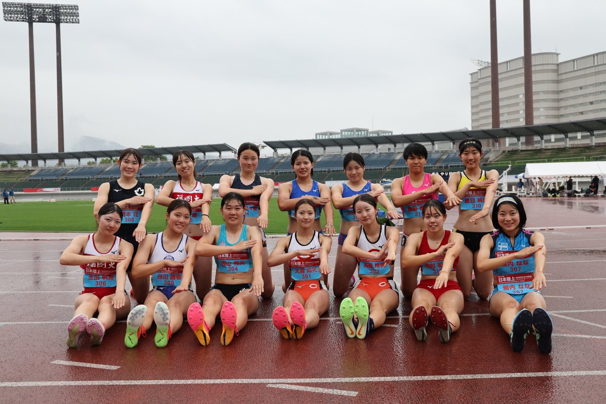 Getsuriku's tweet photo. #U20日本選手権
女子七種競技
🥇大森玲花（中大）4861点
得意の走幅跳で首位に立ち、初V✨
🥈西山莉央（筑波大）4710点
🥉福村和海（東大阪大）4609点
夏目純佳（安城学園高・愛知）4602点 https://t.co/pyUVihXbdx