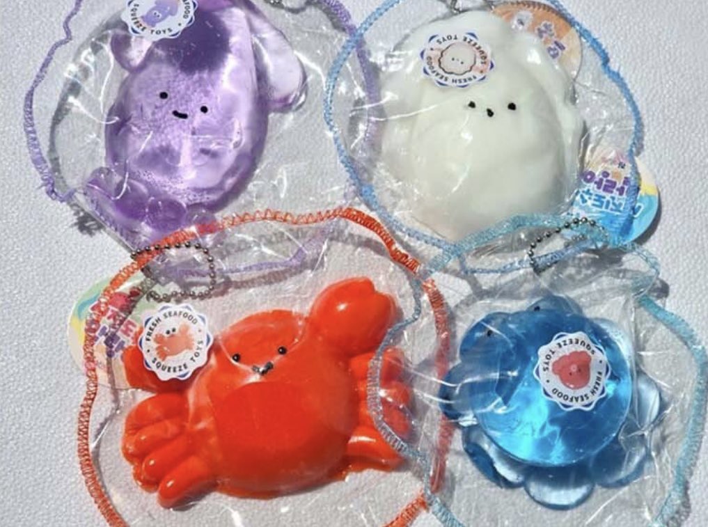 🔮 수산물 랜덤 스퀴시 https://t.co/Q18dmoAmOJ 🔮금붕어 슬랑이