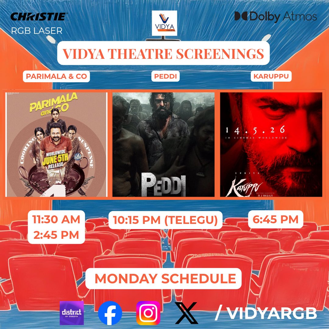 Vidya Theatre RGB Dolby Atmos tweet media
