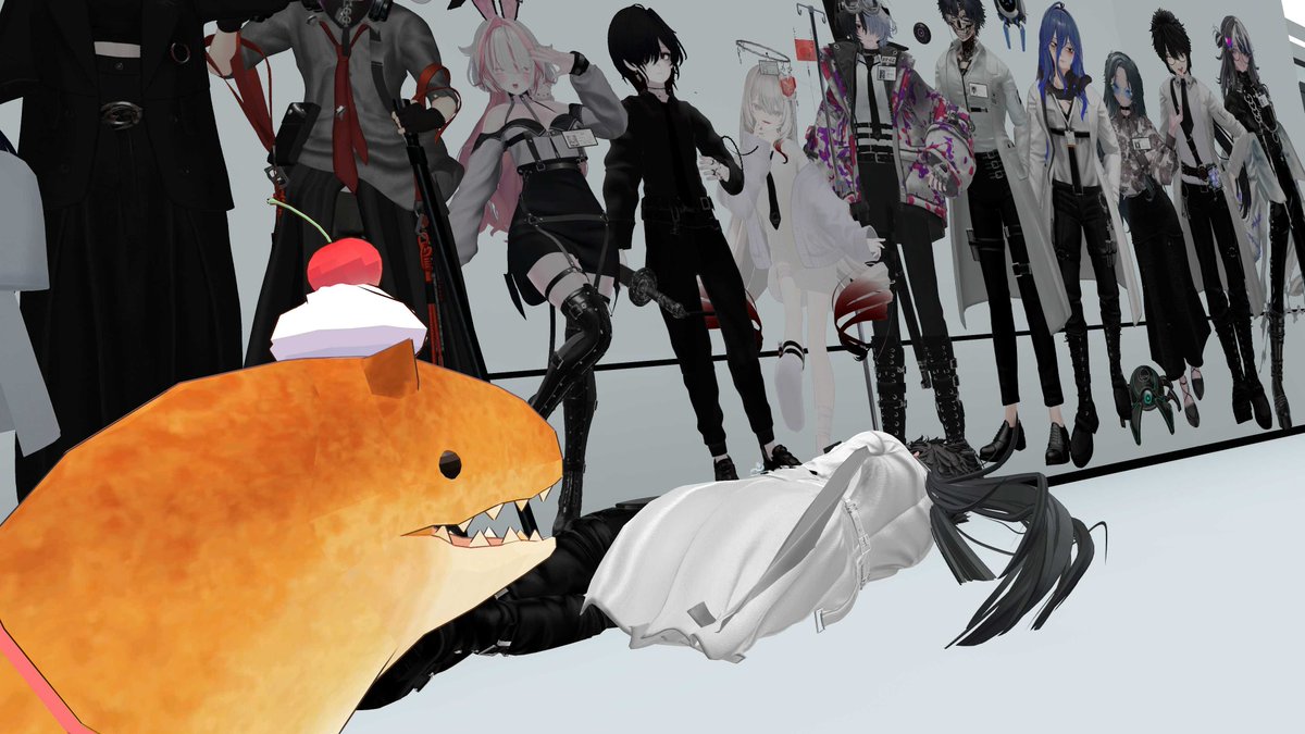 mzb_vrc's tweet photo. アットホームな職場です。中間管理職はわりかし死んでますが
#VRC_Nullium https://t.co/pKdFioQsRS