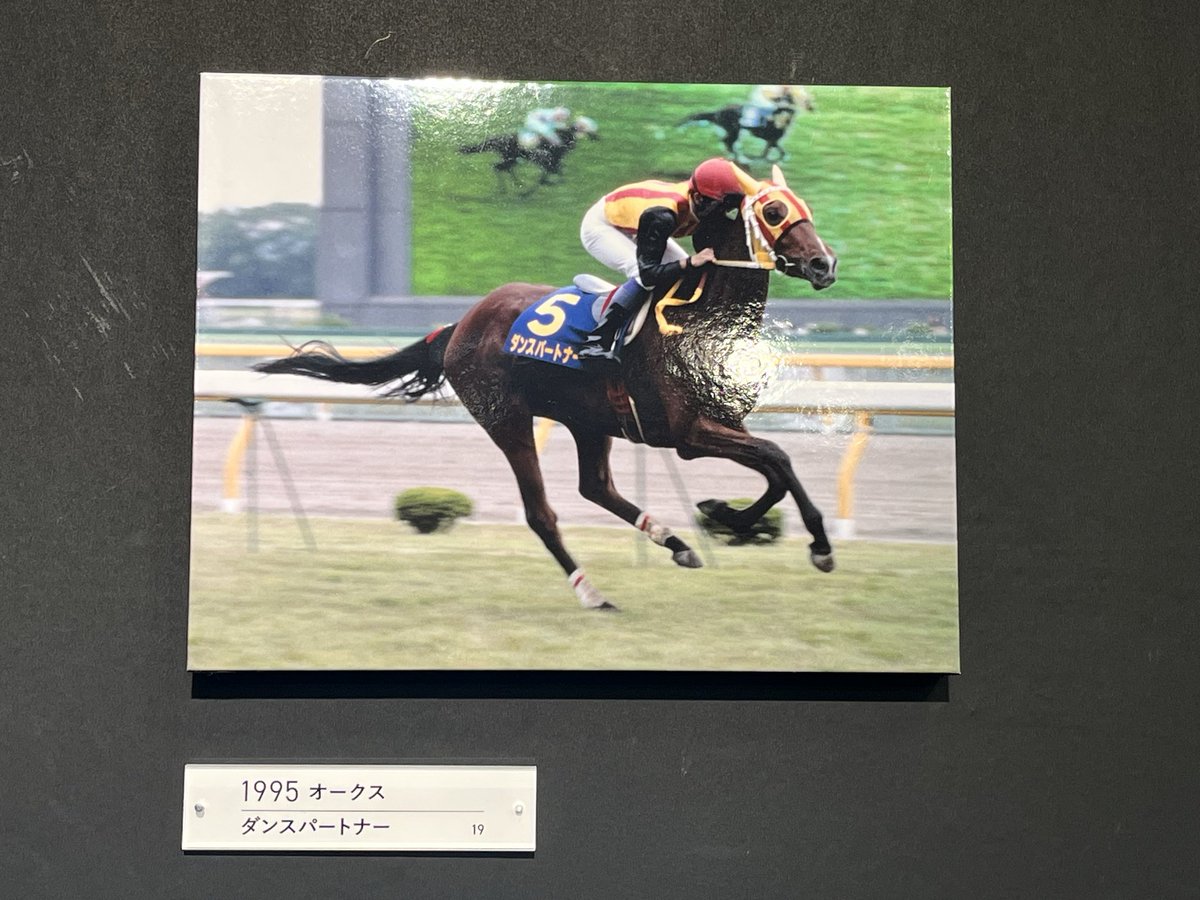 hamac71's tweet photo. やだ〜ん💕
金曜日に武豊展で全制覇Ｇ１ゴールシーン観てきたばっかりなのにぃ🥰
45周年武豊展もやってくれないとぉ😘
#武豊展
#安田記念 https://t.co/uHTuhQRKHT