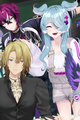 yinyangmidnight's tweet photo. 🌤️'s hand on 🦁's head from the quiz show and 🦁's hand on 🌤️'s head for the nijienprov picture 😭 AWESOME DUO🥹 https://t.co/5dos3FqQEL