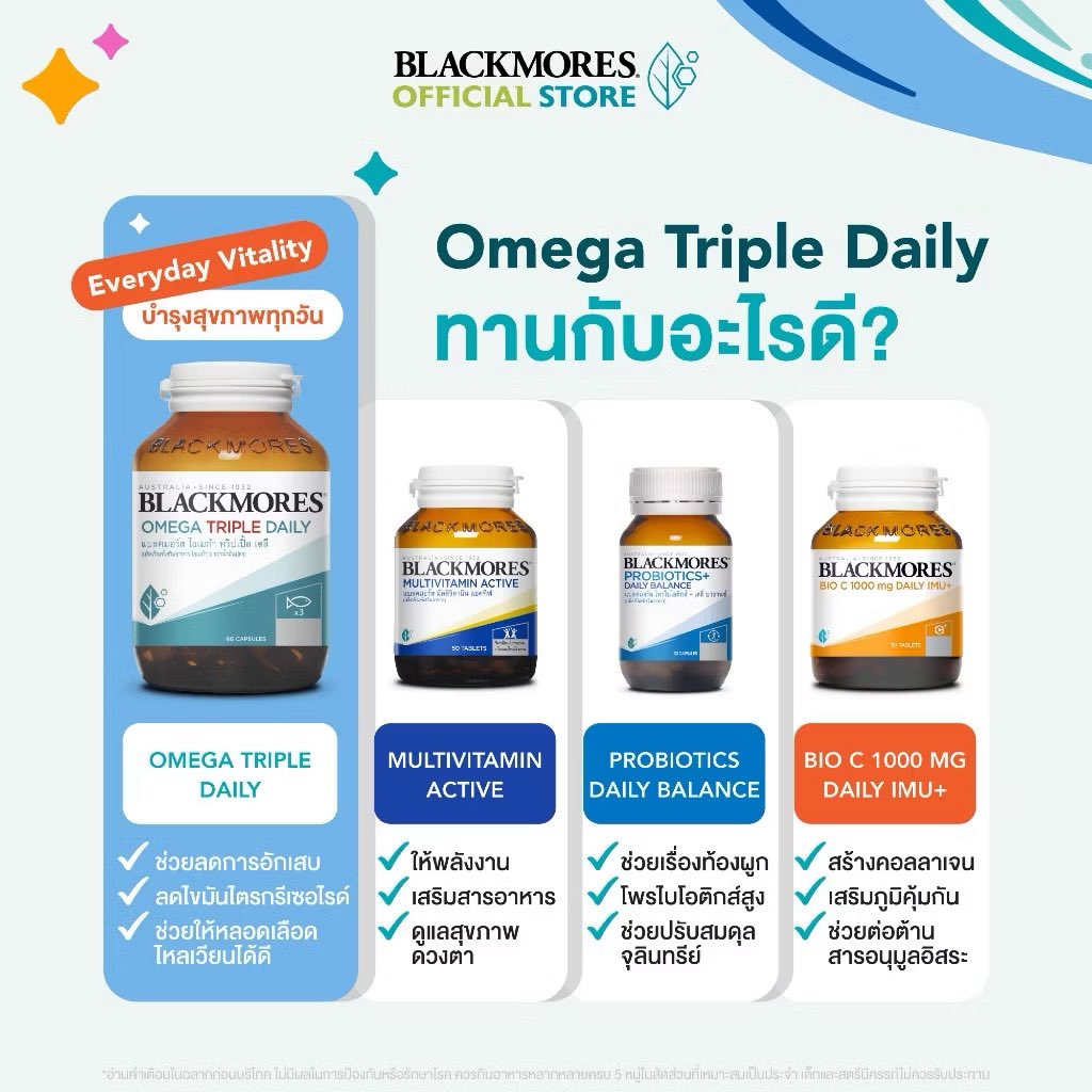 2themoonnback__'s tweet photo. ขาย Blackmores omega triple daily 60’s
(ปริมาณเพียงพอต่อวัน) 
รับถึงวันที่ 11/06
📪ราคา 790 ค่าส่ง 35.-  
คุ้มมากกกกๆๆๆๆ 
(🚫ห้ามใช้ในคนทานยาละลายลิ่มเลือด/ต้านเกร็ดเลือดทุกชนิด) https://t.co/o0L3yZlWlS
