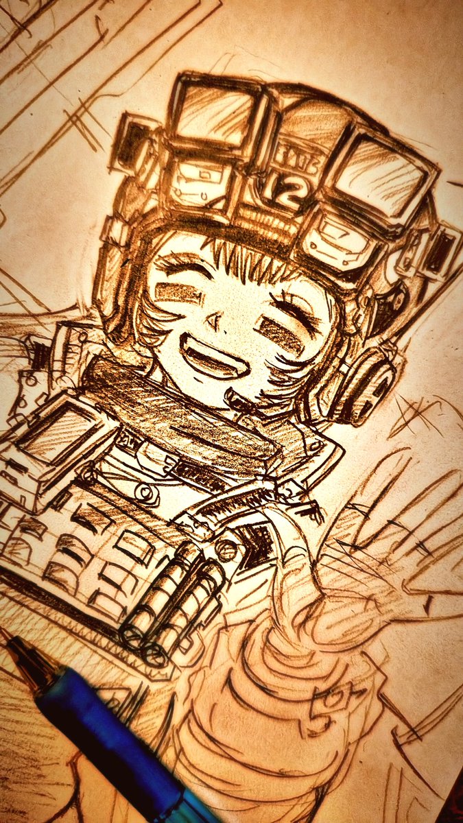 85cm85cm's tweet photo. サンデーらくがき😊✏️

今日も曇り空
空も右半身も重く
スッキリしない天気ッス😵‍💫☁

そんな日は『晴れやかな笑顔』を
描きたくなるッス😊☀

かなり前に
描きかけ放置してた
ミカの笑顔を引っ張り出してw

えっちらおっちら加筆中ッス😁🧡

#NIKKE
#ミカ
#らくがき https://t.co/hxGRi212o3