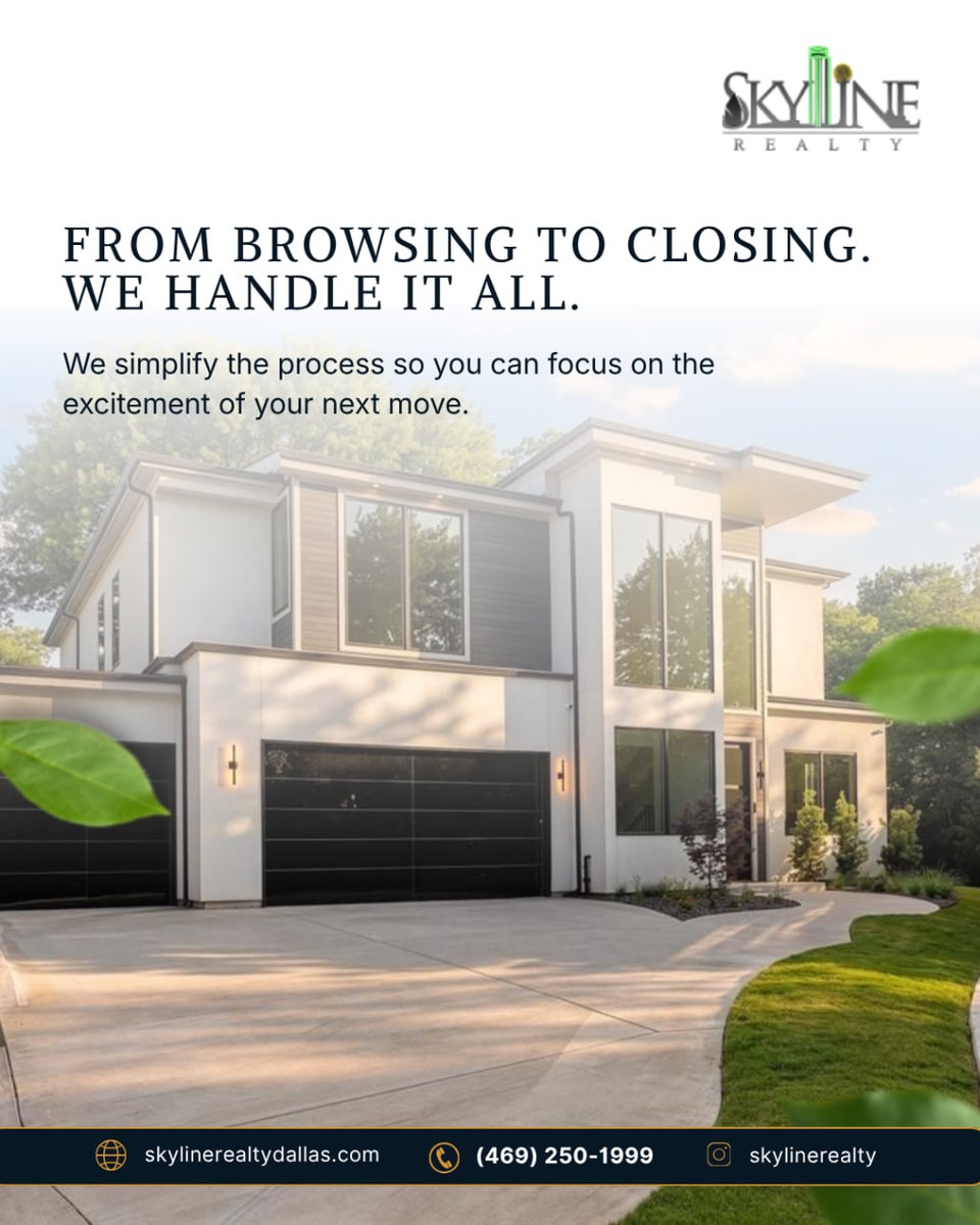 _skylinerealty's tweet photo. Skyline Realty Dallas🏙️

Your trusted Dallas agency for buying, selling &amp; leasing residential and commercial properties across the DFW Metroplex.

#residential #commercial #realestate #dallas #dfw #fortworth #skylinerealty #skylinerealtydallas #realtor #dallasrealtor #bestrealtor https://t.co/HhwZ9Nz39g