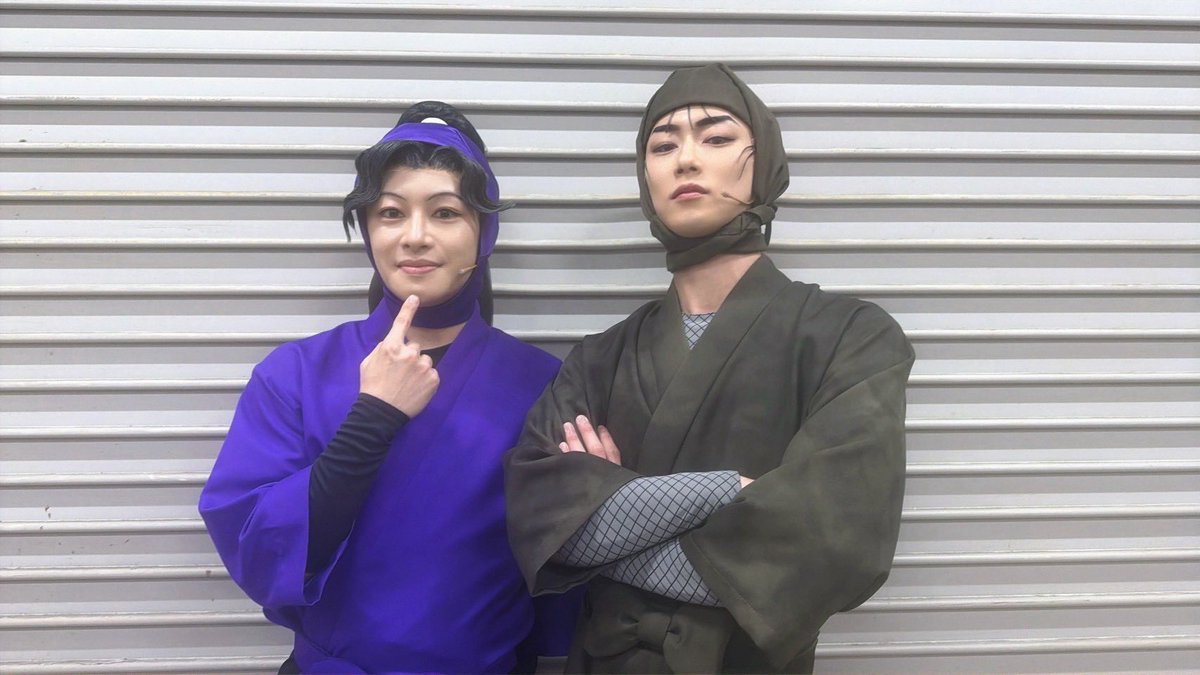 macoto20580065's tweet photo. 15日目昼公演🎪

ご来場頂いた皆様、ありがとうございました♪

高坂さんと撮ってもらいました📷
いつもかっこいいです！！

夜は東京ラスト！頑張ります☺︎

#忍ミュ https://t.co/2laIEq2tSu