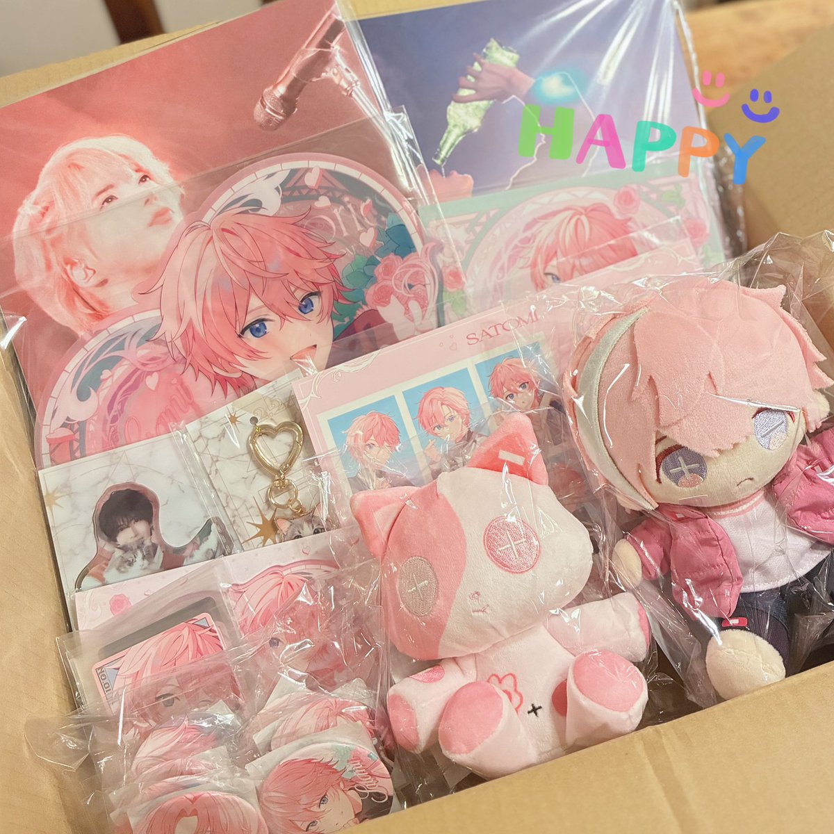 さとみくん 念願のバースデーグッズ やっと受け取れましたー