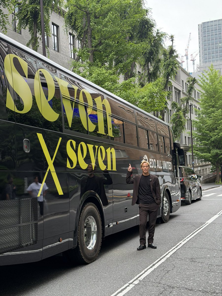 kskgroup2017's tweet photo. Edo All United の初バスでこれから試合観戦しに行きます。

#sevenxseven https://t.co/Mc4obQEvLe
