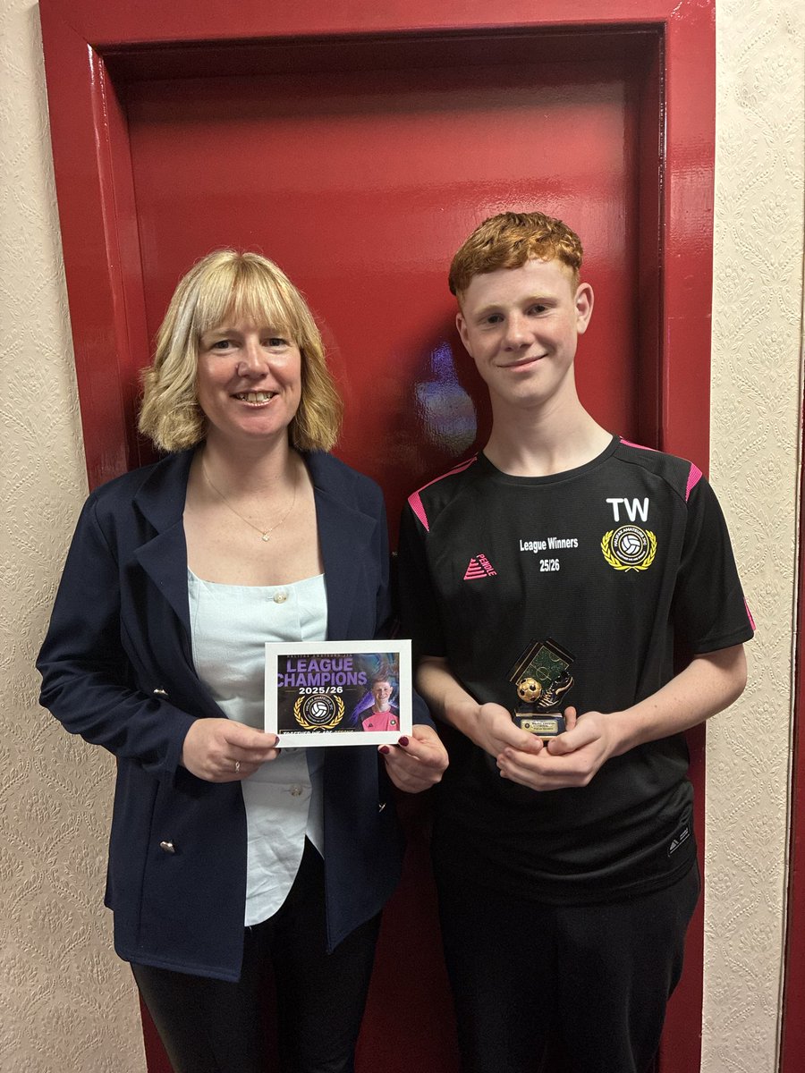bev28terrier's tweet photo. Had a lovely night out at T’s Football Presentation. League winners. Next week, we collect the trophy at the League Presentation down at the Accu https://t.co/q5qEnupv6M